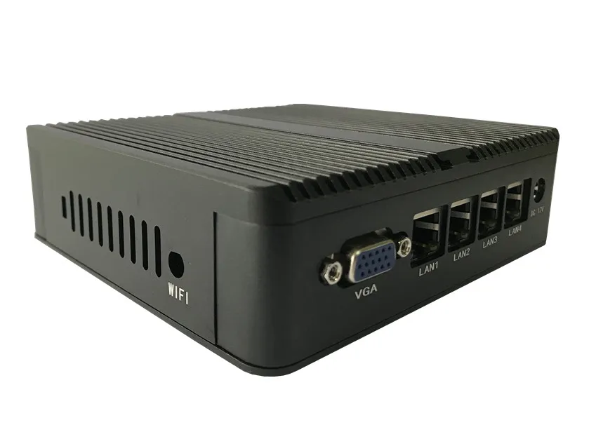 NUC J1900 2.0GHZ Mini PC Desktop Computador 4*1000M Lan Router Servidor pfsense Firewall Linux Fanless PC Mini Servidor