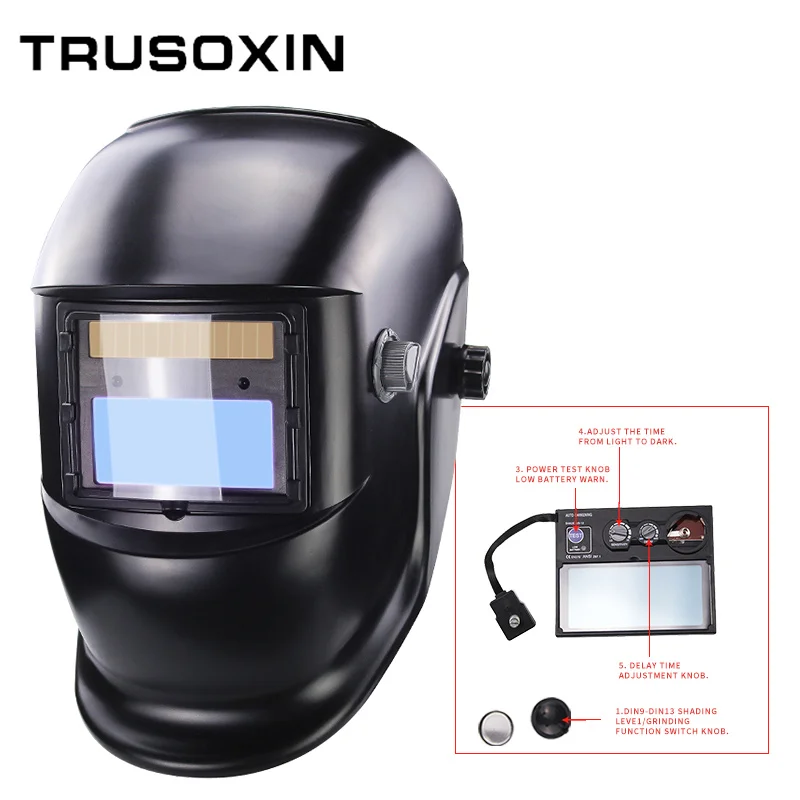 Solar Auto Darkening Filter Welding/Helmet/Welder Cap/True Color Welding Lens/Eyes Mask for Welding Machine/PlasmaCuting Tool