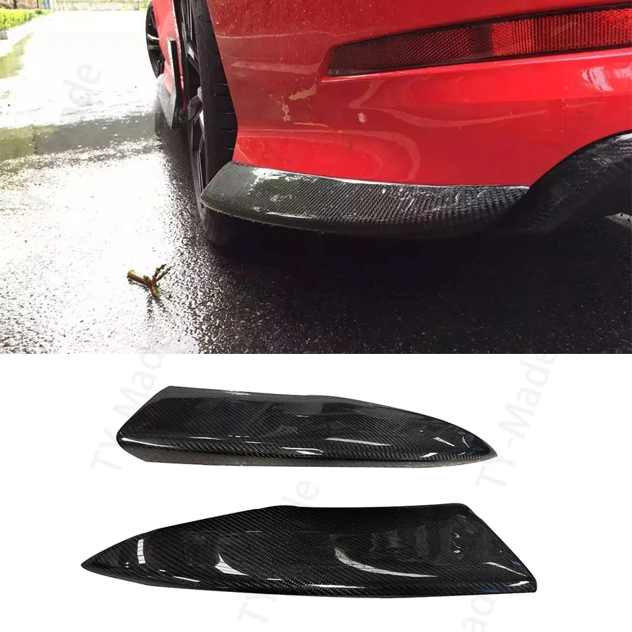 A3 S3 Carbon Fiber FRP Rear Bumper Lip Side Splitters Aprons For Audi A3 S3 Sedan Sport Style 2014 2015 2016 Not for Standard