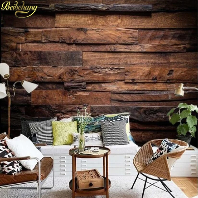 

custom photo Wallpaper 3D Painting Modern Abstract Art Wood block Wall paper Mural Living Room bedroom decor Wallpaper Stickers