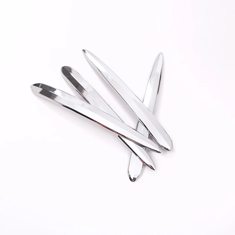 4Pcs ABS Chrome Polish Car Door Handle Strips Trim For BMW 5 Series G30 530li 2018 For BMW X4 G02 2018 Auto Accessories