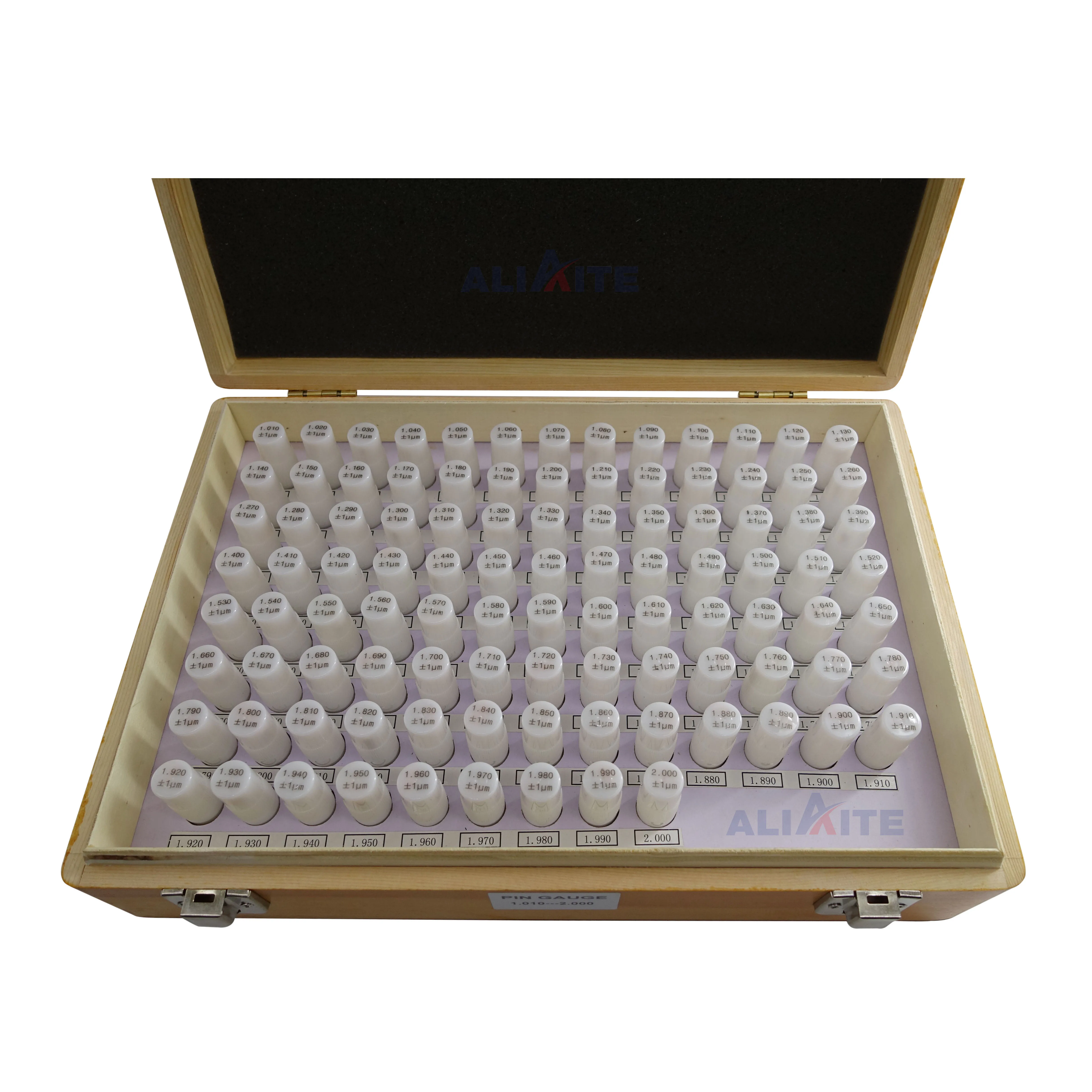 

Aliaite Pin Gauge Set 1.010-2.000(Step: 0.01,100pcs)