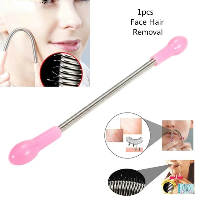 

Face Hair Removal Device Threading Facial Micro Spring Female Epilator Depilation Shaving Hair Remover Cream Lifting Stick Tools