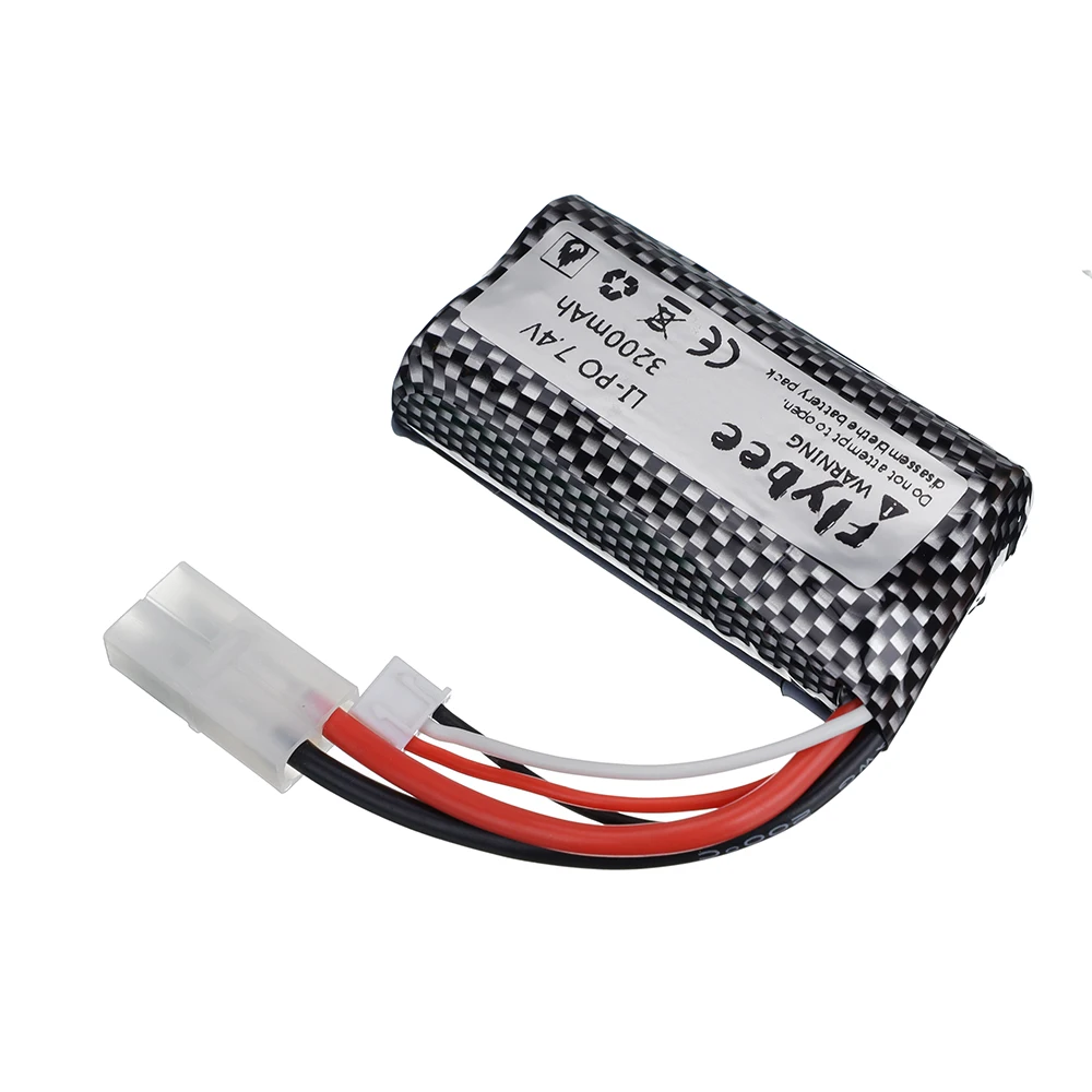 7,4 V 3200mAh 18650 батарея 2s Tamiya разъем для henglong 3816 3818 3819 3838 3839 3869 3879 3888 RC танков HJ806 запасные части батарея