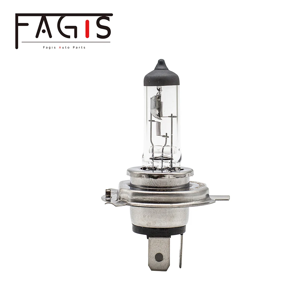 Fagis US Brand 2 Pcs H4 9003 HB2 12v 60/55w P43t Clear Bulbs White Car Headlight Auto Halogen Lamps Car Lights