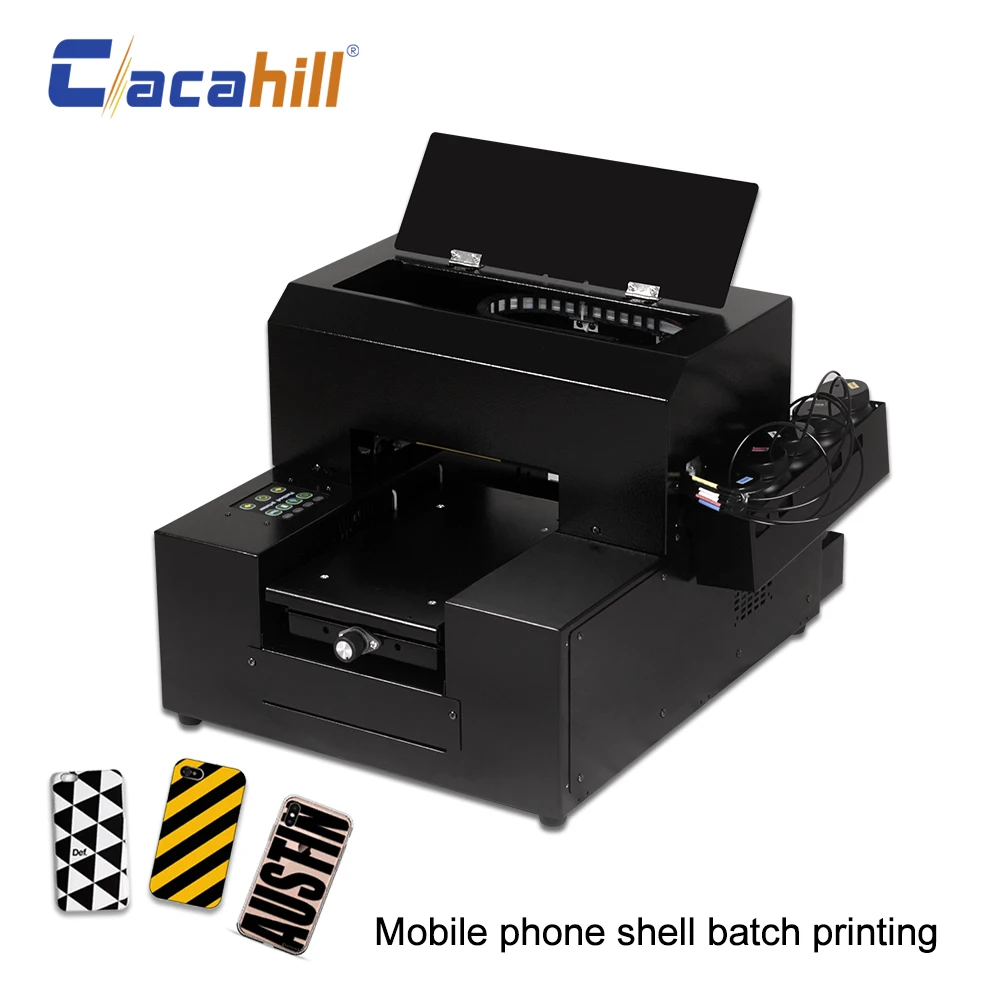 Mobile phone shell printer multifunctional portable A4 uses Epson L800 print head for card/gift box/U disk/lighter printing