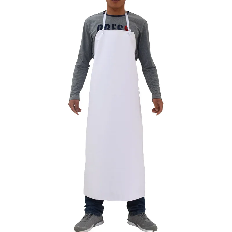 Thick apron waterproof oil-resistant PVC apron Butcher aquatic pet shop overalls aprons