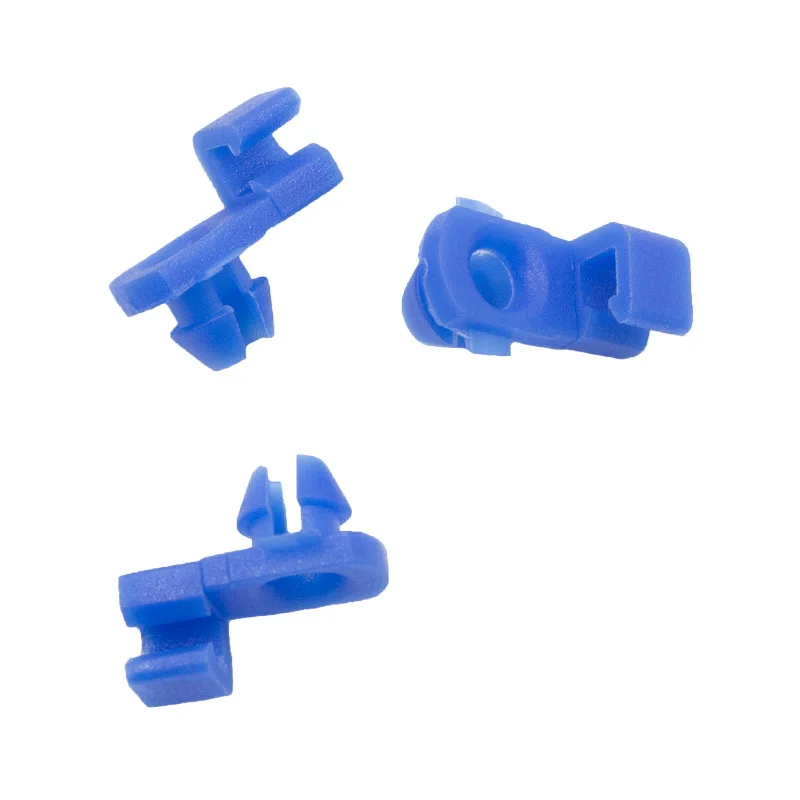 Auto Plastic Door Lock Rod Clip Fixeding Side Fastener Clips Blue 4mm cord lock Snaps Car accessories