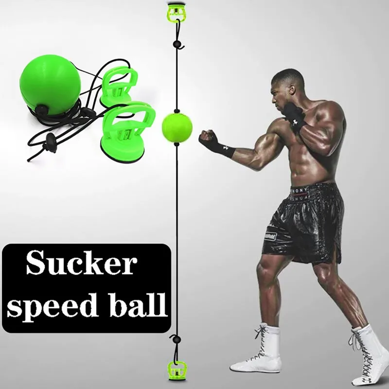 Boxing Reflex Ball Punching Ball Speed Training Fight Ball Reflex Trainer with Strong Vacuum Suckers Fitness Boxing Equipment