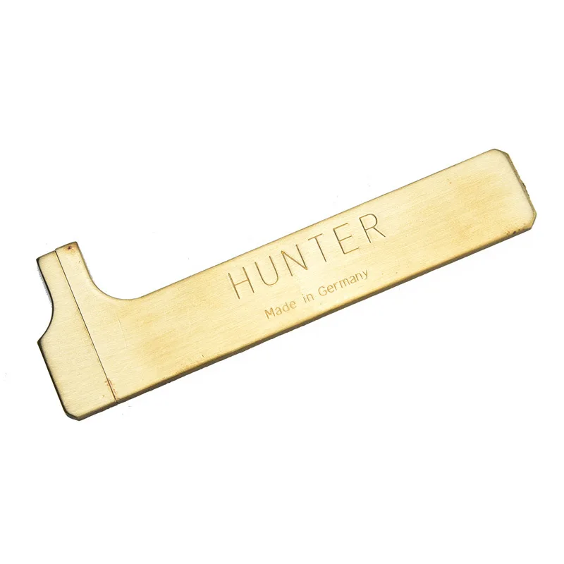 Handnote Retro ไม้บรรทัดทองเหลืองคุณภาพสูงมินิทองเหลือง Caliper ทองแดงบริสุทธิ์ Vernier Dual-Scale วัดไม้บรรทัดแบบพกพา Retro