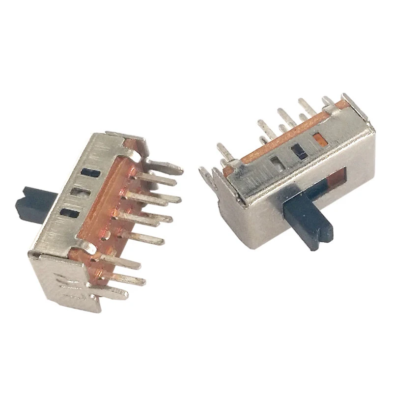مفتاح انزلاق تبديل جانبي ، مفاتيح صغيرة للمقاطعة ، SS23D07 ، 8Pin ، 10
