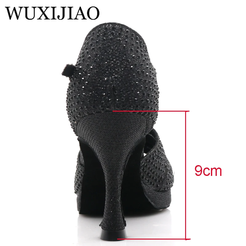 WUXIJIAO Women\'s Latin dancing shoes for adults summer outdoor dance shoes high heels ballroom dancing sandals soft soles