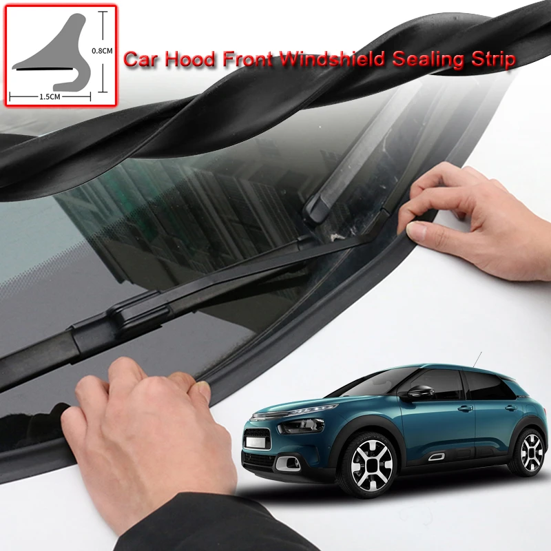 

For Citroen C4 Cactus 2014-2020 Car Seal Strip Windshied Spoiler Filler Protect Edge Weatherstrip Strips Sticker Car Accessories