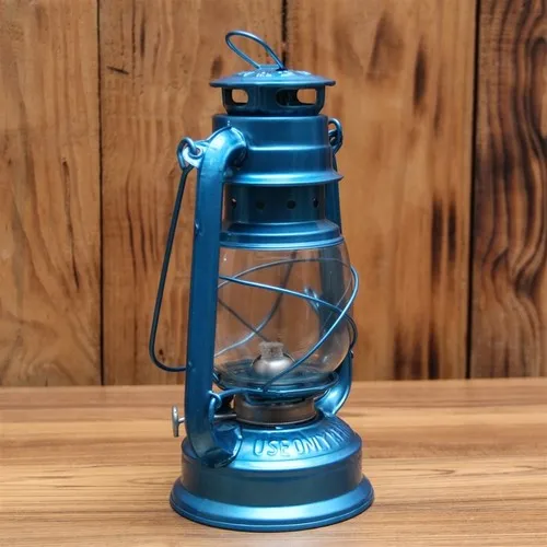 Intent Gas Lamp Small Size-18 cm-Light Blue-Decorative-Camping-Outdoor