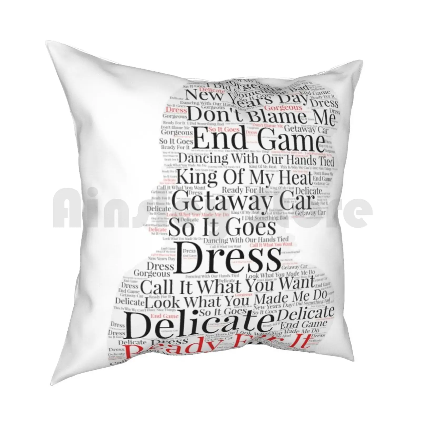 Pillow Case Printed Home Soft Throw Pillow Rep Ts Swiftie Reputation Speak Now Fearless Red Shawn Mendes Pop Reputation