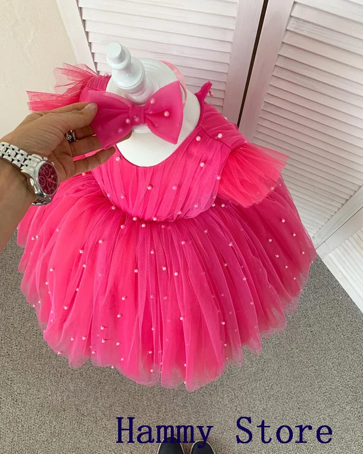 Robe en dentelle pour petites filles, tenue princesse pour nouveau-né de 1er an, Costume de noël pour fête d'anniversaire, 2021