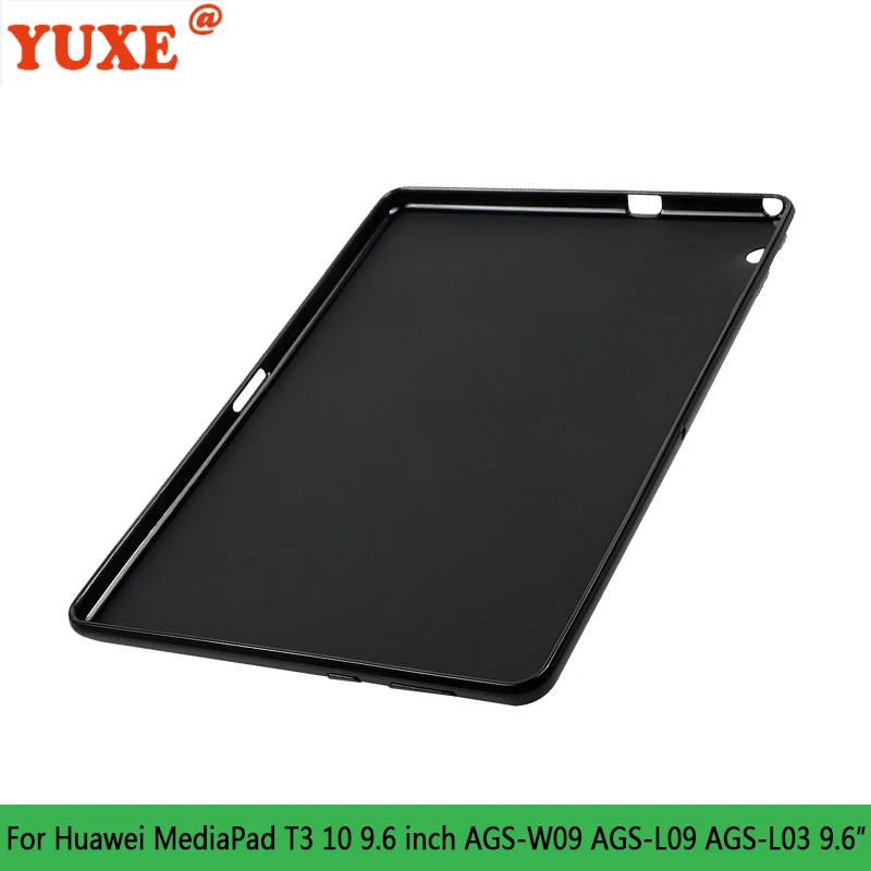 

Tablet Case For Huawei MediaPad T3 10 9.6 inch AGS-W09 AGS-L09 AGS-L03 Funda Back TPU Silicone Anti-Drop Cover for t3 9.6"