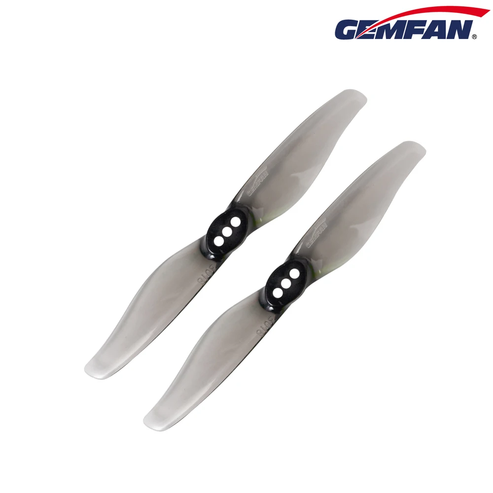 12Pairs/GEMFAN Hurricane 3018 3 Inch 3x1.8 2-Blade Propeller 1.5mm/2.0mm Hole T Mount for RC Drone Multirotor Parts Accessories