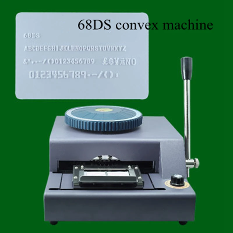 PVC card manual coding machine Membership card embossing machine Convex code machine debossed machine Oblique yards typewriter