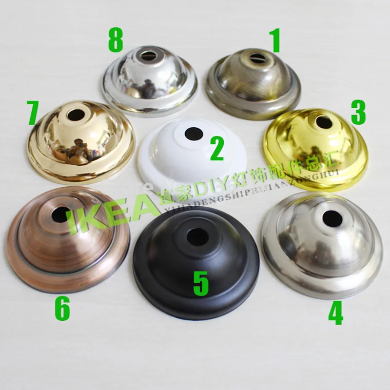 100Pcs/lot Ceiling Light Plate Lamp Base with Closed Hook and Vintage Rose Pattern Pendant Light Accessories Wholesale, large qu