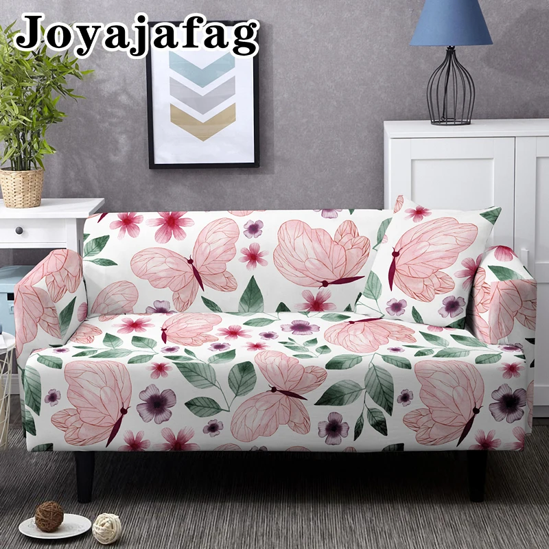 

Floral Printing 1/2/3/4 Seater Stretch Sofa Cover For Living Room Washable Elastic Slipcover Dust-proof All-cover Couch Covers