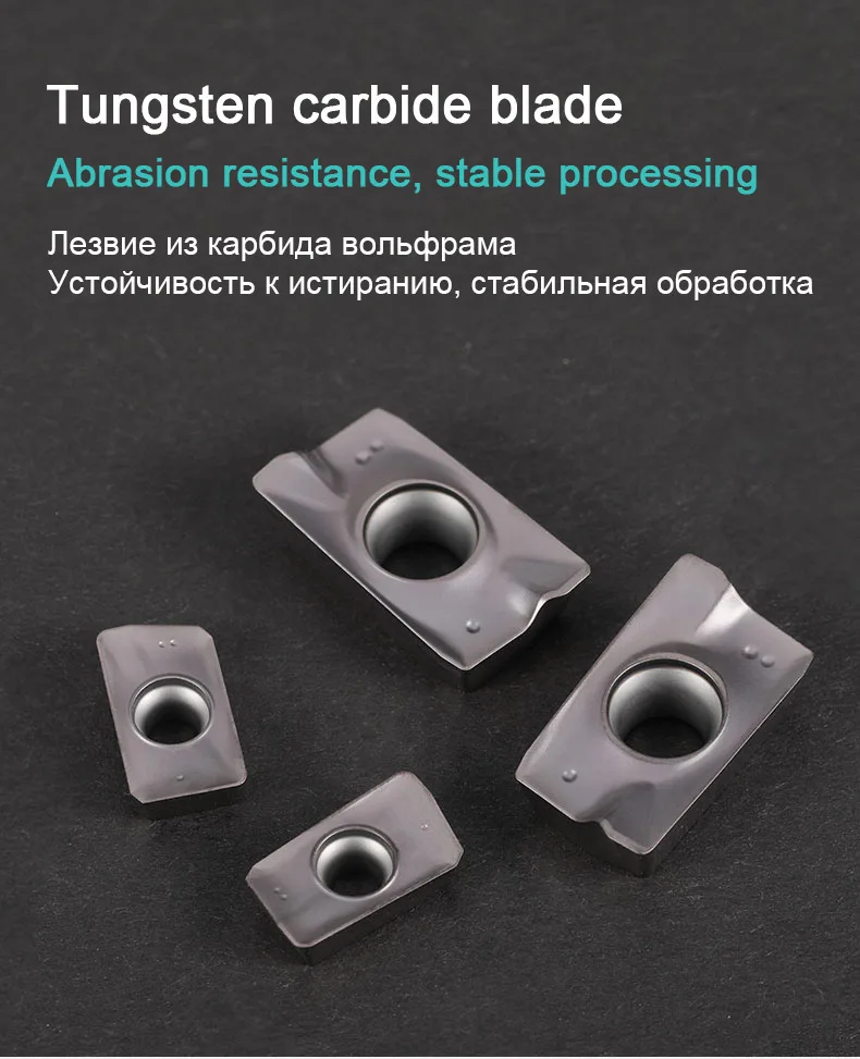 10 pz set di frese APMT1604 APMT1135PDER - XM inserti in metallo duro di alta qualità APMT tornio CNC parti utensile fresa utensili di tornitura