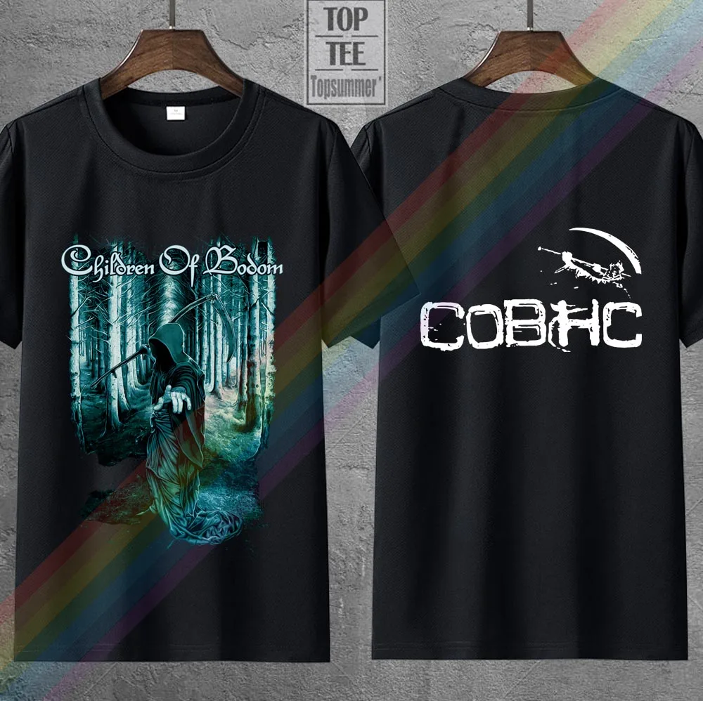 

Children Of Bodom Finland Melodic Death Metal Band Tshitr Sizes: S To 3Xl 100% Cotton Short Sleeve Summer T-Shirt