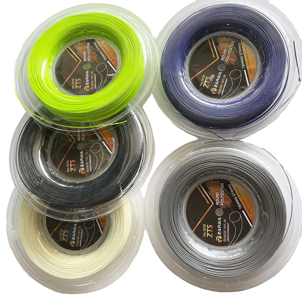 ZARSIA Tennis racket Strings Power Rough Polyester tennis string Round Shape tennis racket strings 16/1.30 mm