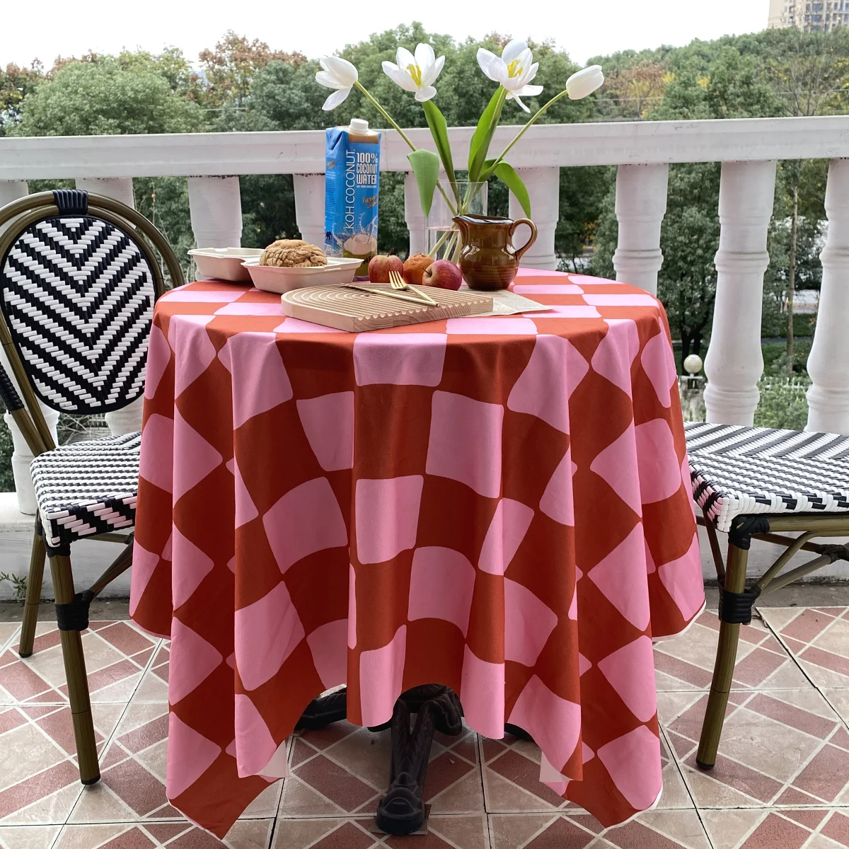 Korean Checkerboard Simple Soft Decoration Cafe Tablecloth Decorative Cloth Coffee Table for Living Room Table Cloth Rectangular