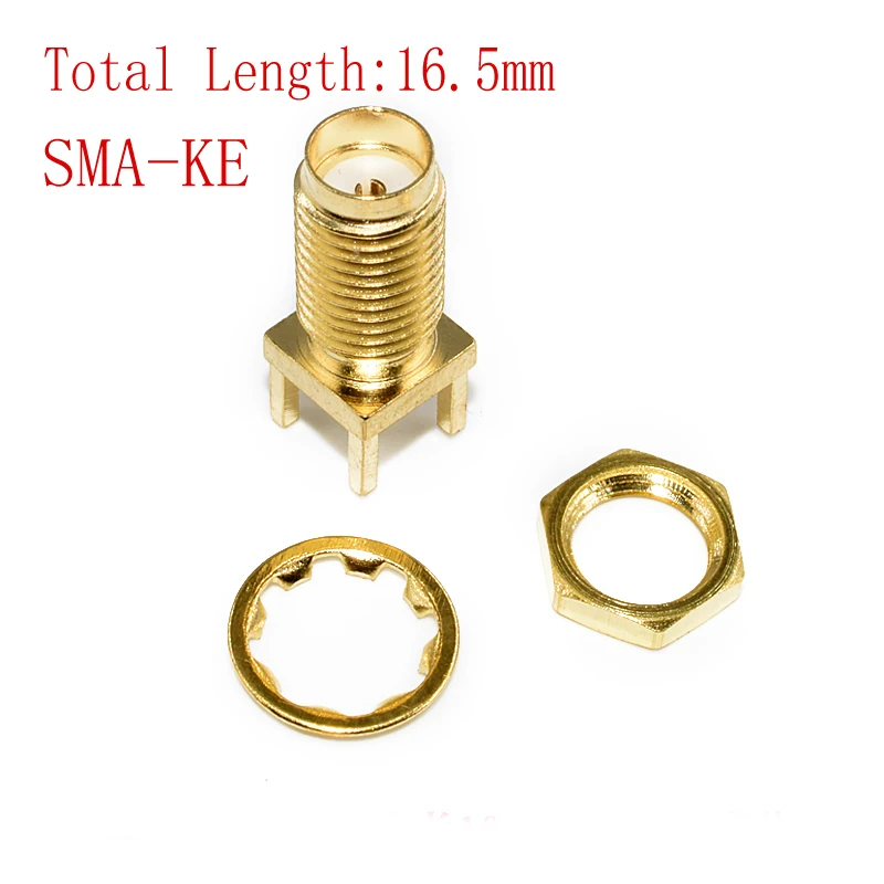 20 Stks/partij Rp SMA-KE/Kwe Vrouwelijke Jack Connector Rf Antenne Coaxiale Adapter Externe