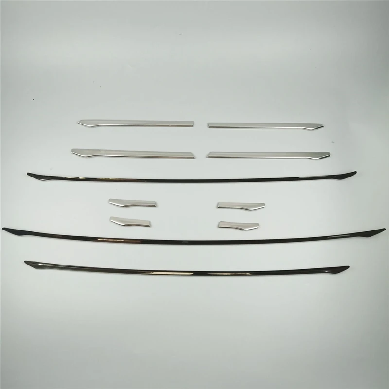 11pcs Stainless Steel Car Front Grill Grille Decorative Cover Trim Strips For Audi A4 B8 2013-2016 Car Styling Decals