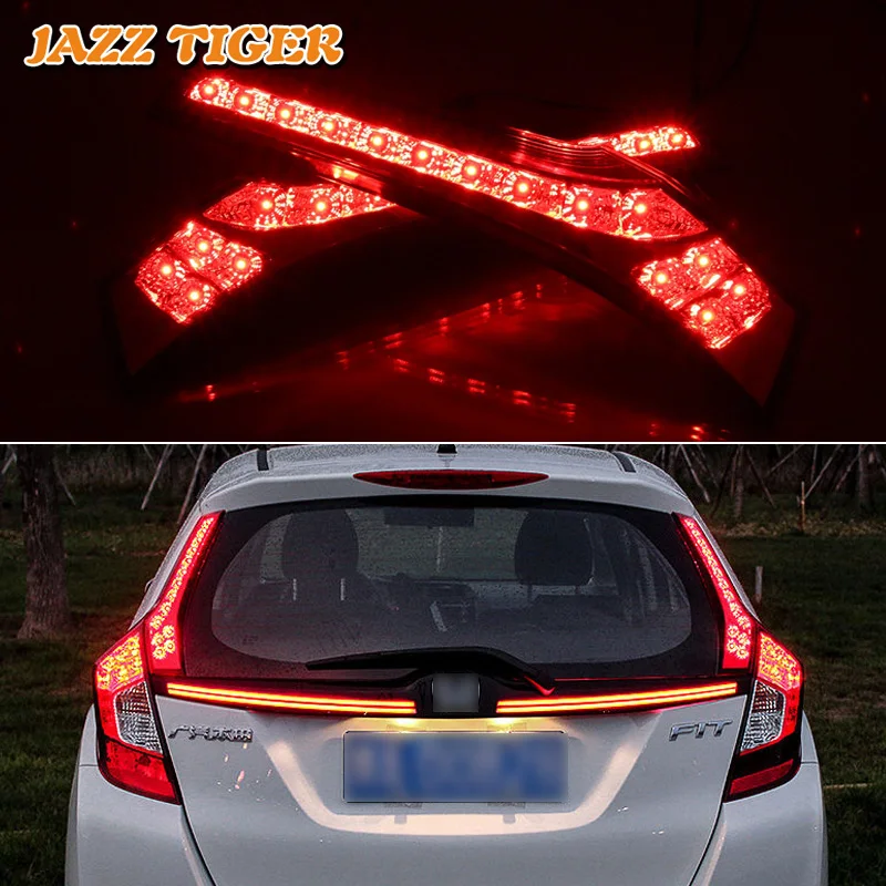 

Rear Bumper Lights for Honda Jazz Fit 2014 2015 2016 2017 Led Stop Signal for Cars Fog Lights Lada Vesta Reflectors Brake Lamp