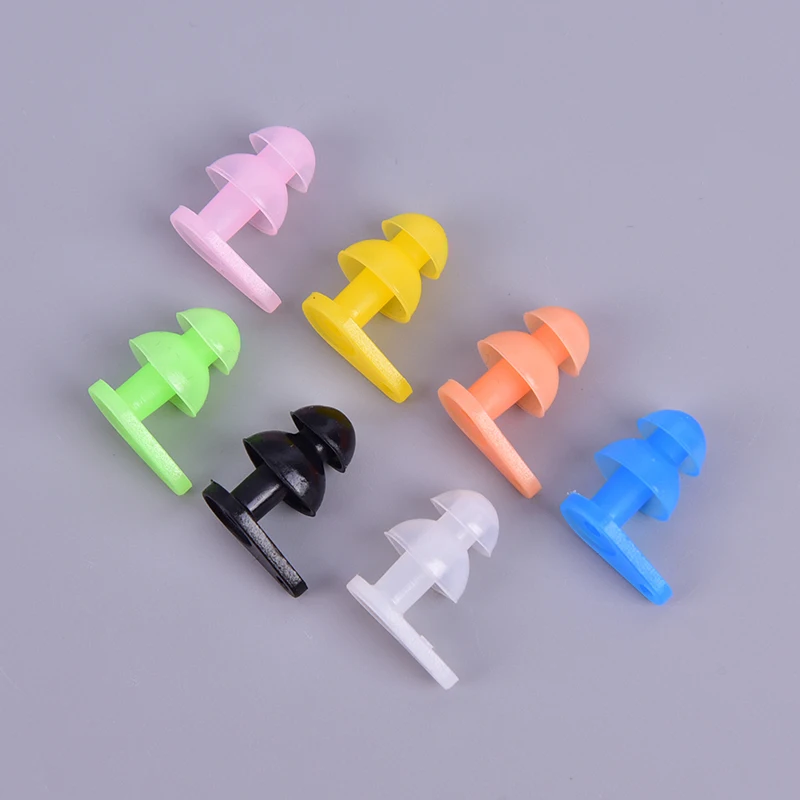 2pcs/pair Soft Anti-Noise Ear Plug Waterproof Swimming Silicone Swim Earplugs For Adult Children Swimmers Diving