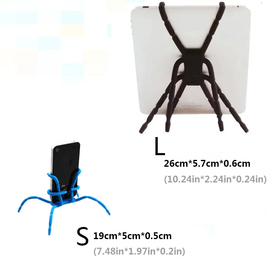 New Mini Spider Tripod for Iphone Huawei Sanmsung Xiaomi Phones Portable Stands Flexible Mount Holder for Ipad Camera