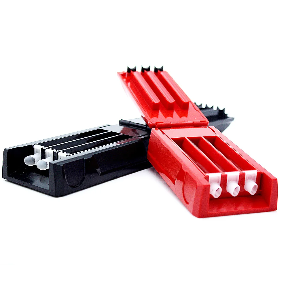 1Pcs Plastic Manual Triple Cigarette Tube Injector Roller Quickly Maker Durable Tobacco Rolling Machine