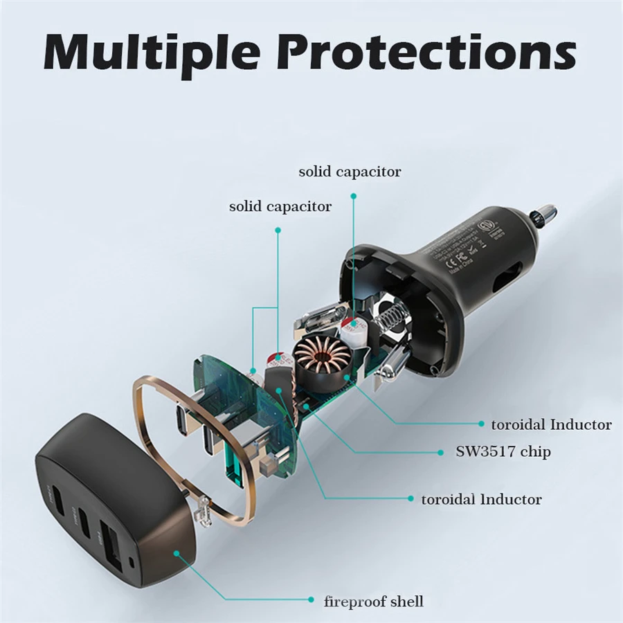 48W PPS PD Fast Car Charger สำหรับ SAMSUNG Note 20 Ultra S20 Plus หมายเหตุ10 + S10 5G PD Quick Charge สำหรับ iPhone 12 Pro Max QC4.0 3.0