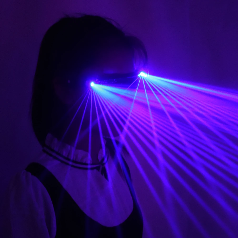 Green Red Blue Laser Glasses LED Lazer Light Dancing Stage Show DJ Club Party Laserman Show Gloves Multi Beams