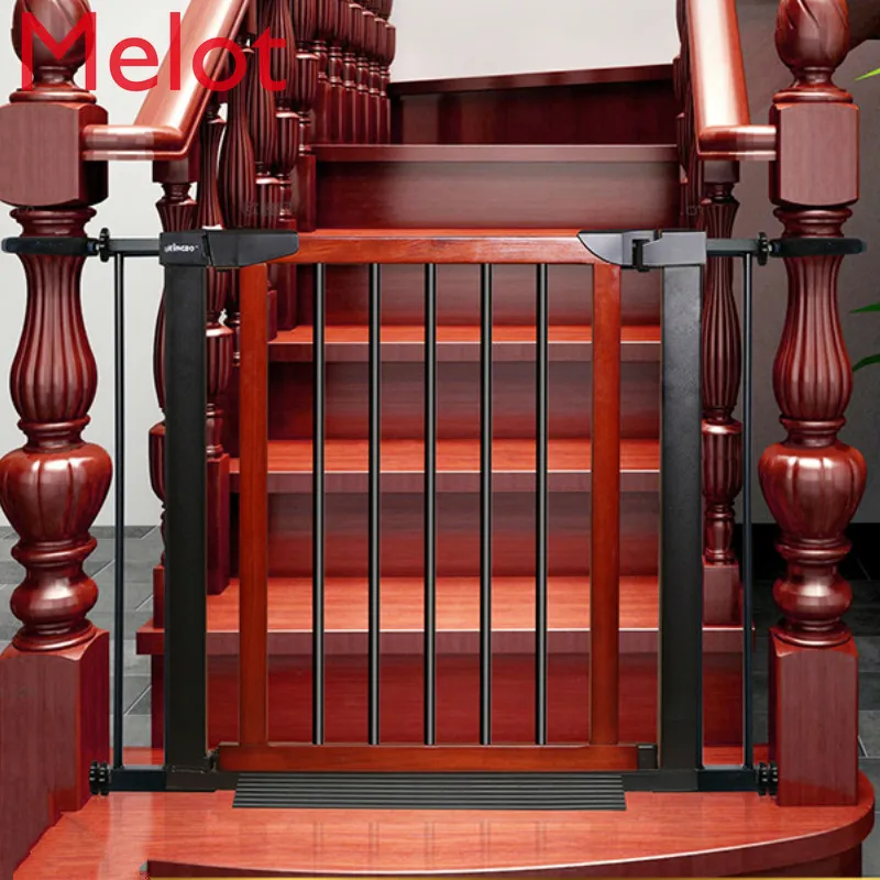 

High-End Luxury Household Stairs Punch-Free Safety Fence Children Self-Closing Door Protective Barrier Pet Isolation Fence