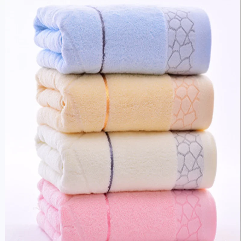 Water Cube bath Towels Premium Cotton Natural Soft Bath Towels Super Water Absorbent 75x140cm Cotton Luxury Hotel SPA Towels