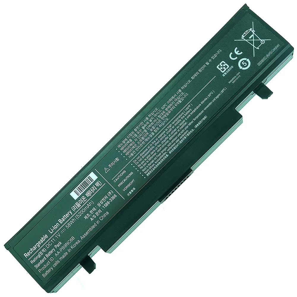 Laptop Battery For Samsung AA-PB9NS6B PB9NC6B R580 R540 R519 R525 R430 R530 RV511 RV411 RV508 R528 R730 R468