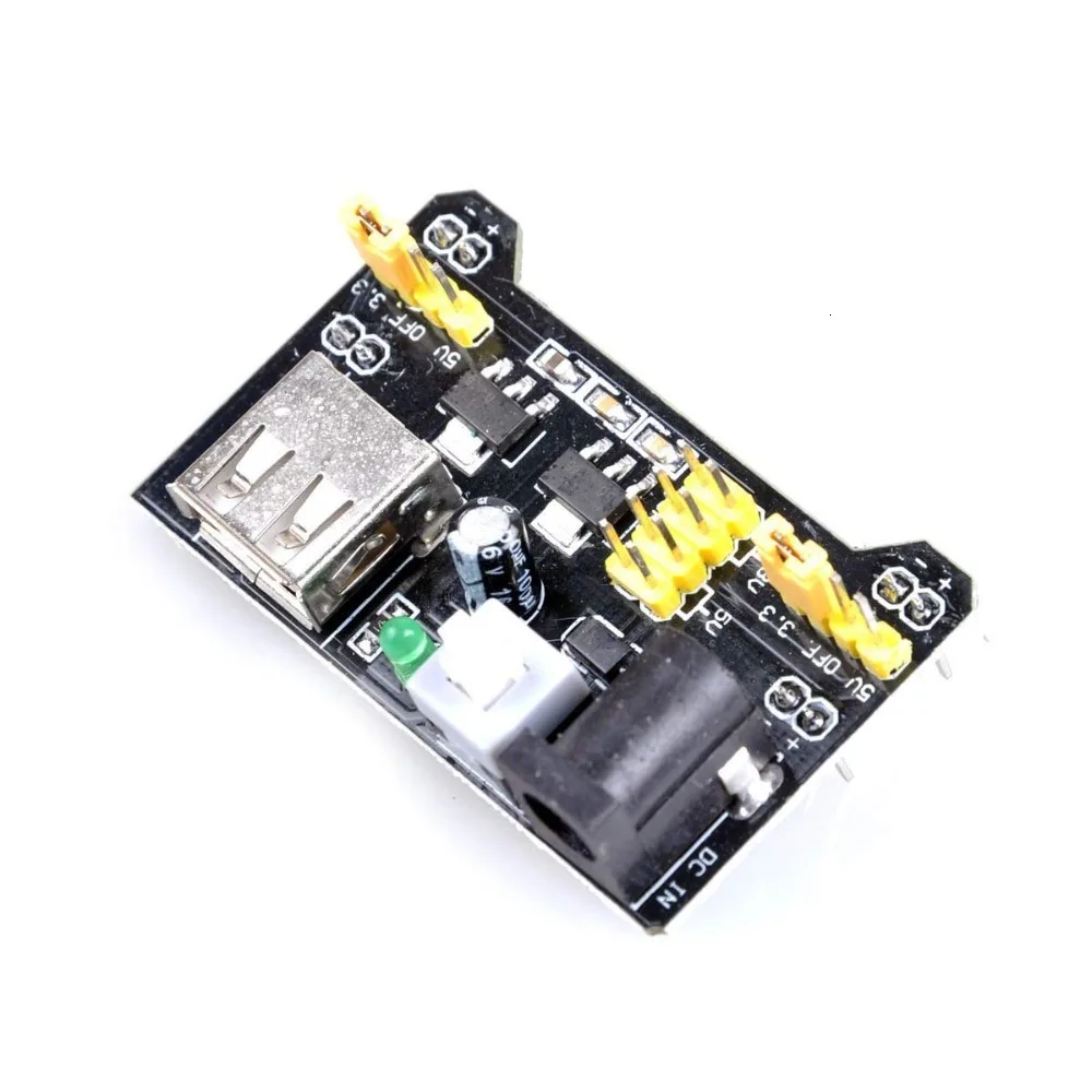 Broodplank Power Supply Module Mb102 Mb 102 Wit Broodplank Dedicated Power Module 2-Way 3.3V 5V mb-102 Solderless