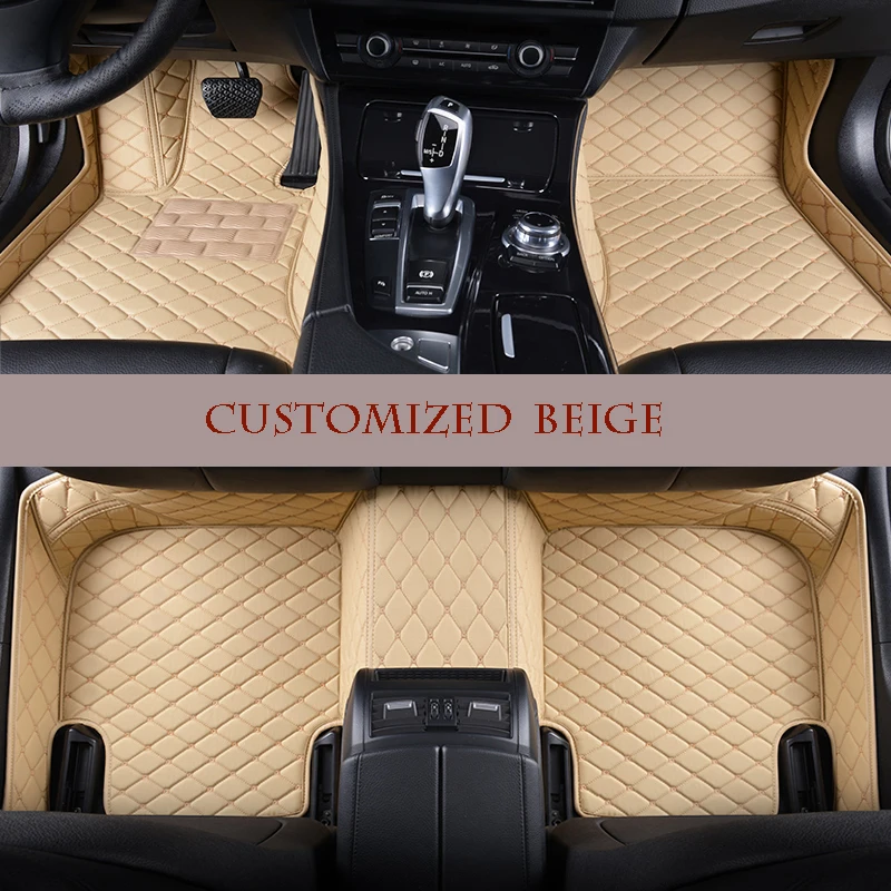 Car Floor Mats For Audi A4 B8 A3 8p A5 Sportback A7 Q2 Tt Mk1 Q Avant C6 4f RS 4 5 6 7 Q5 Q7 100 Leather Auto Accessories