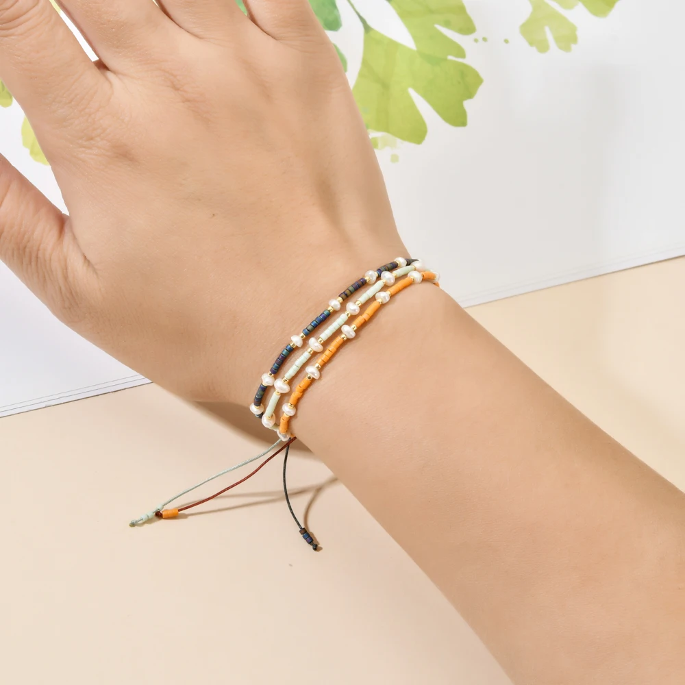 Bild 5: ZMZY Boho Dünne Kleine Natürliche Perle MIYUKI Perlen Armband Mode Sommer Schmuck Pulseras Handgemachte Seil Luxus Braclet Großhandel