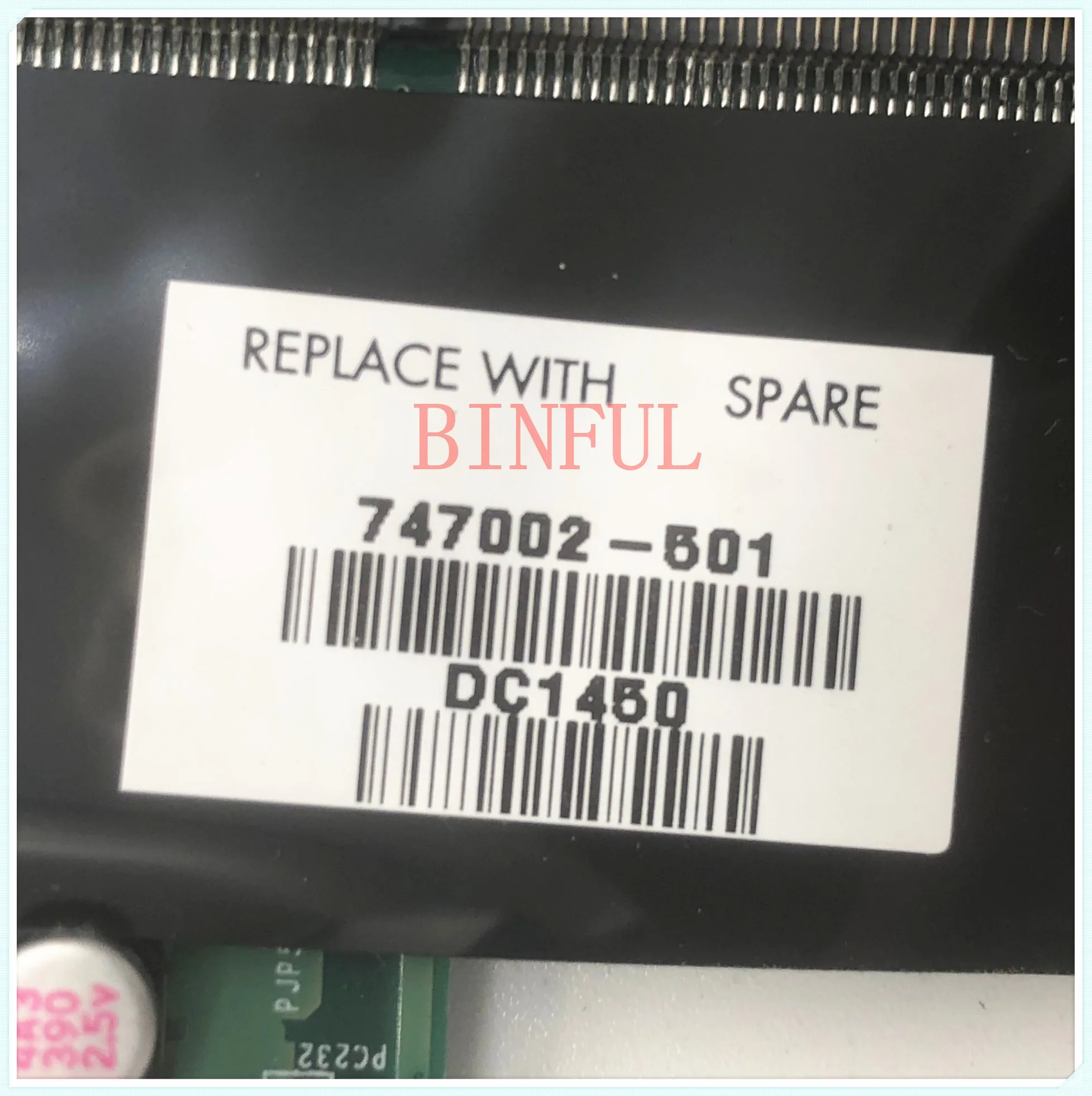 Placa base de ordenador portátil de alta calidad, 747002-501, 747002-001, para 17-E, 17Z-E, serie 15-E, DA0R76MB6D0, A4-5000, CPU, 1GB, 100%, probado completamente, OK