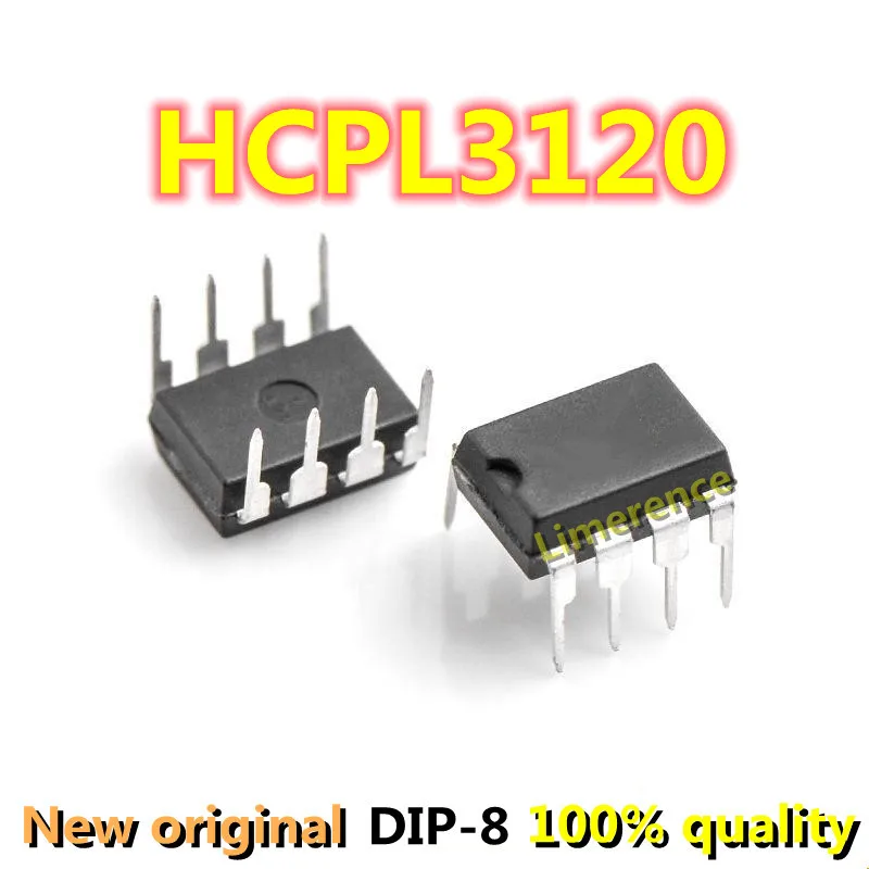 10PCS HCPL3120 DIP8 HCPL-3120 DIP A3120 IGBT drive optocoupler optocoupler 