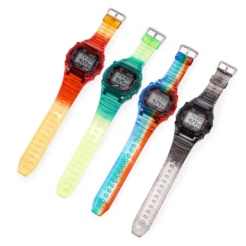 for Casio G-Shock DW-5600 GW-M5610 M5600 GLX-5600 Refit Replacement Wrist Band Bracelet Accessories TPU Resin Case Watch Strap