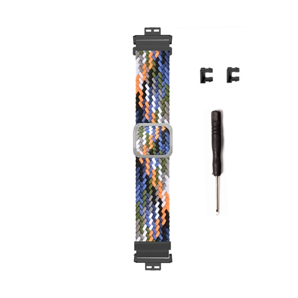 النايلون حلقة الفرقة ل ساعة هواوي صالح حزام اكسسوارات حزام الساعات استبدال سوار حزام Correa لهواوي ساعة صالح معصمه