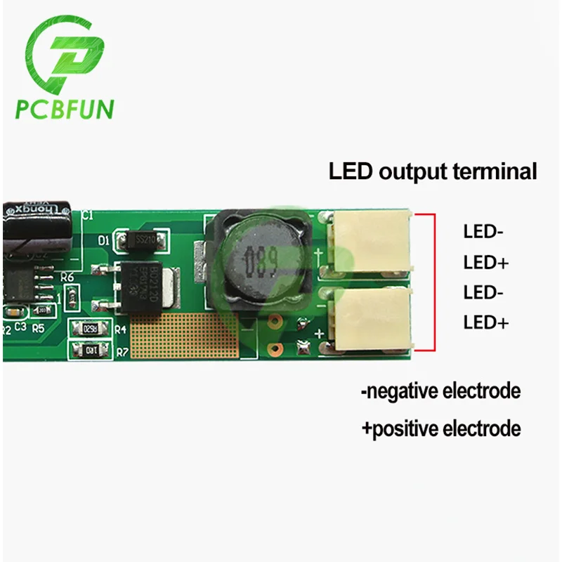 CA-155 High Voltage Converter LED Constant Current Board LED Current Source Power Supply Driver Light Adjustment 10-30V To 9.6V
