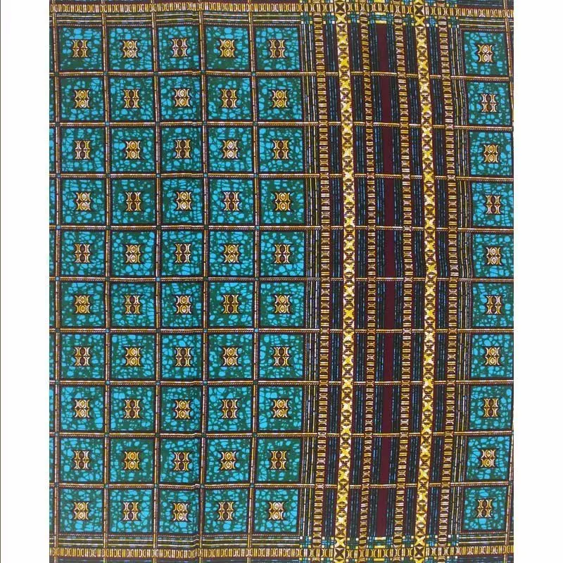 Ghana wax fabric pagne Africa high quality 100% cotton African wax fabric printed in Holland Ankara style 6yards