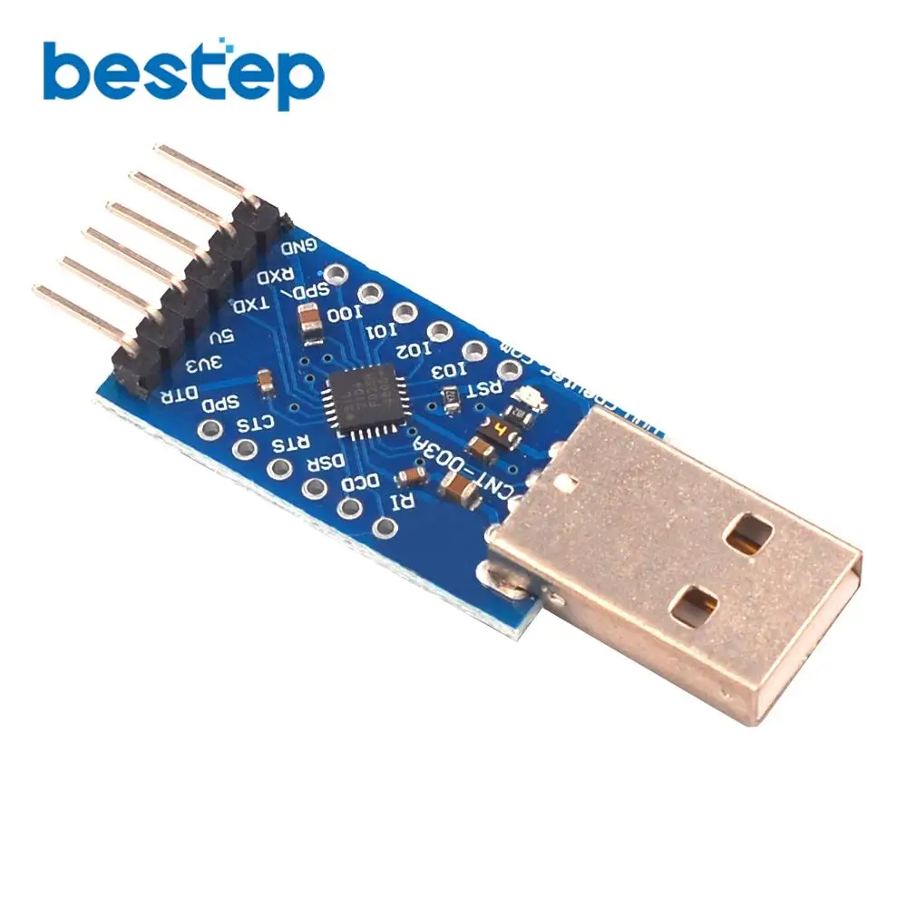 USB 2.0 to TTL UART 6PIN Module Serial Converter CP2104 STC PRGMR Replace CP2102 With Dupont Cables